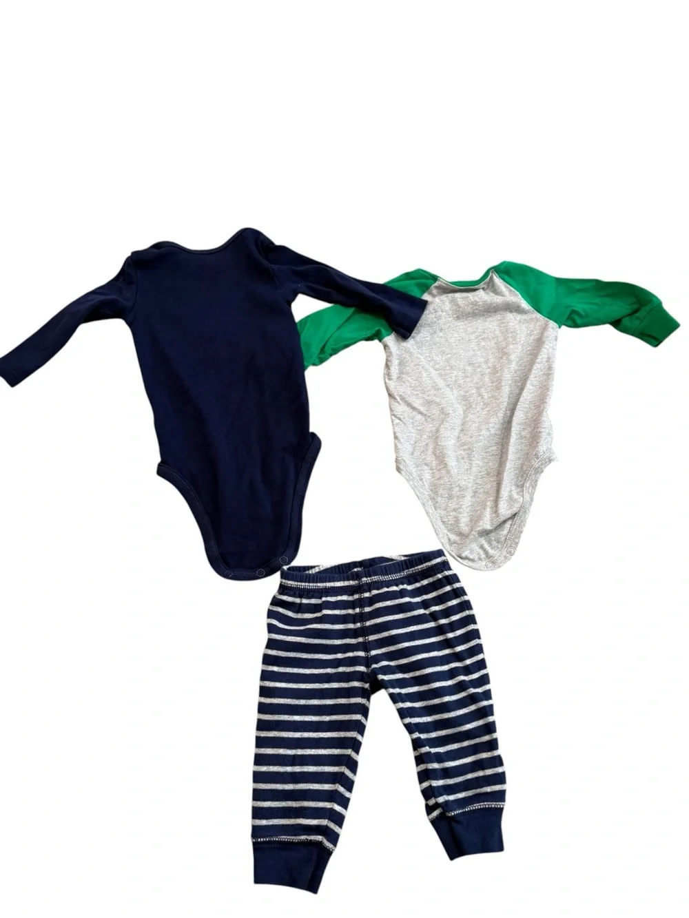 Carter’s Baby Boy St Patrick’s Day 3pc Bodysuit Pants Outfit Bundle 3-6M